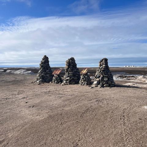 piled rocks